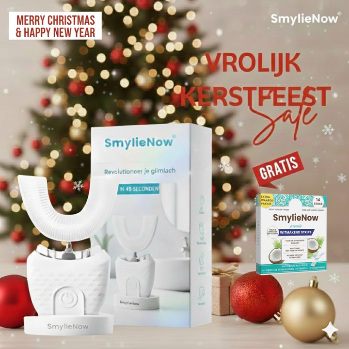 Volwassen tandenborstel + gratis whitening strips