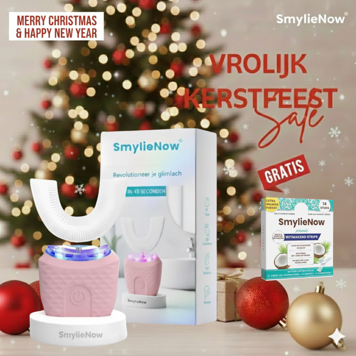 Volwassen tandenborstel + gratis whitening strips