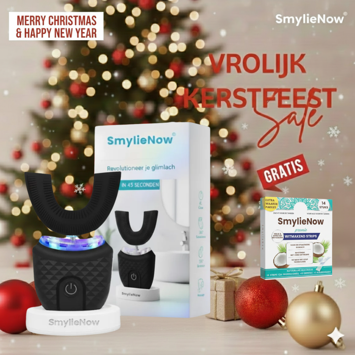 Volwassen tandenborstel + gratis whitening strips