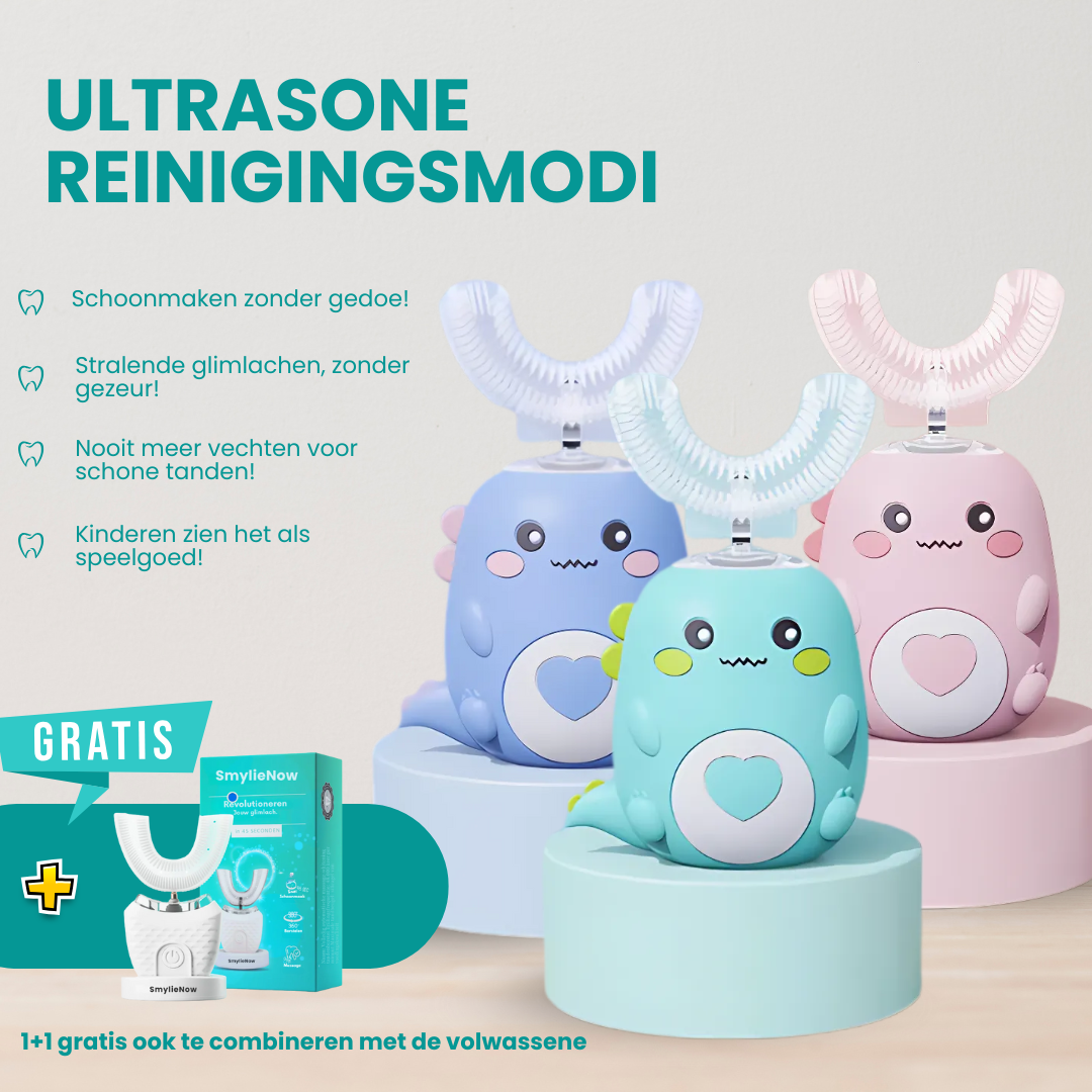 Kids Tandenborstel 1+1 GRATIS Alle soorten