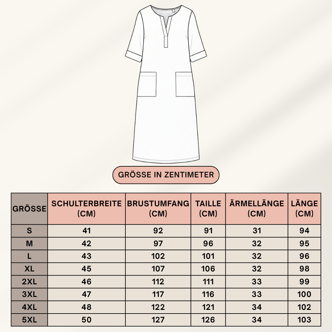 Größentabelle
