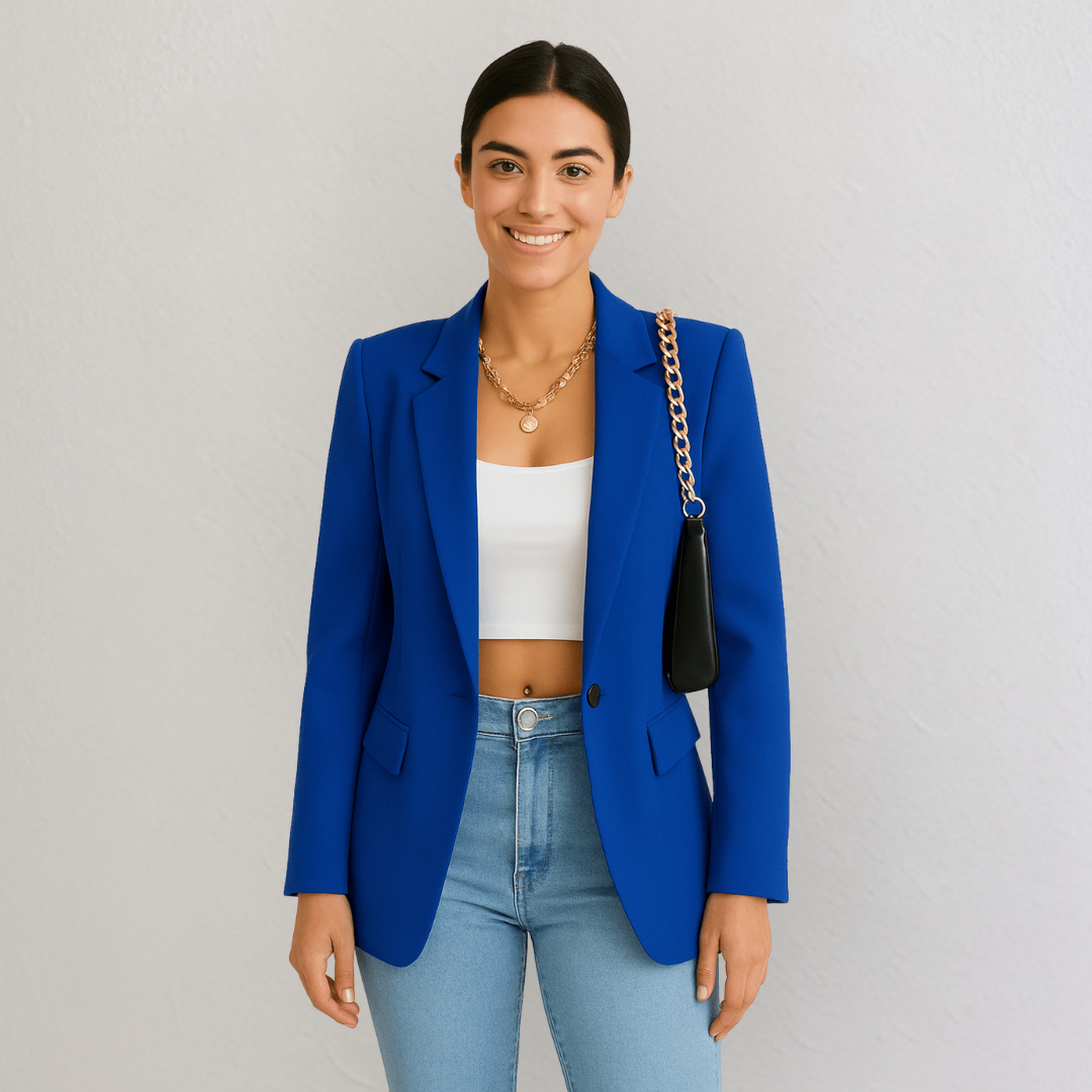 Damen Blazer tailliert mit Revers