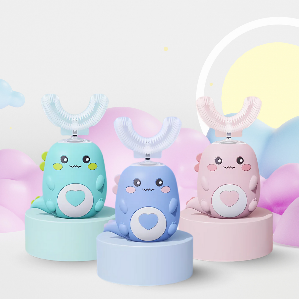 Vrolijke Kidsbrush modellen in pastelkleuren