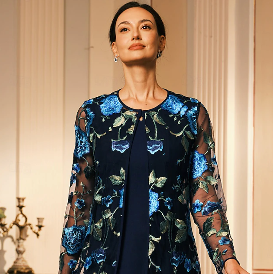 Damen-Strickjacke mit Zierkanten | Lange Ärmel