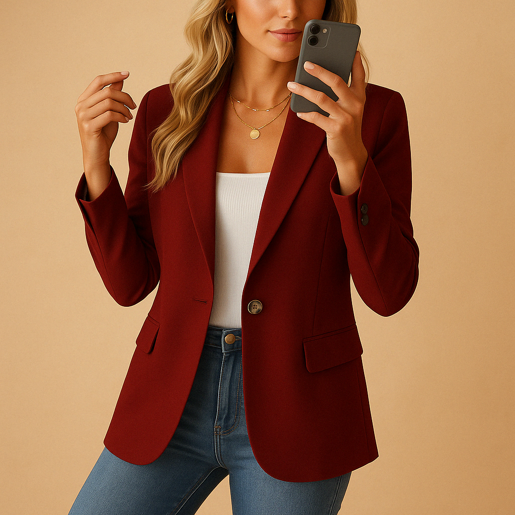 Maßgeschneiderter Stretch-Blazer für Damen