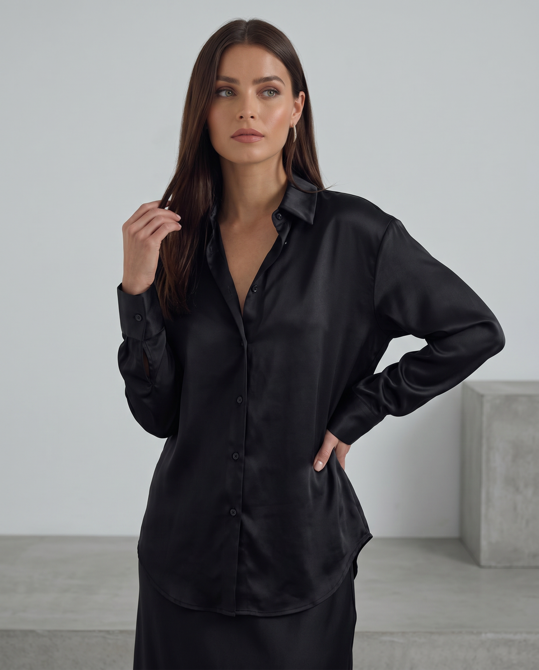 Heidi Seidene Bluse Vintage Oberteil