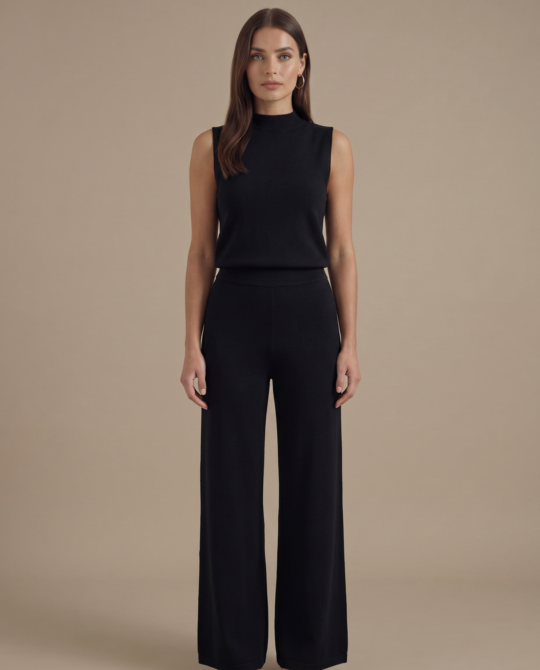 Lena Eleganter Einteiler Weites Bein