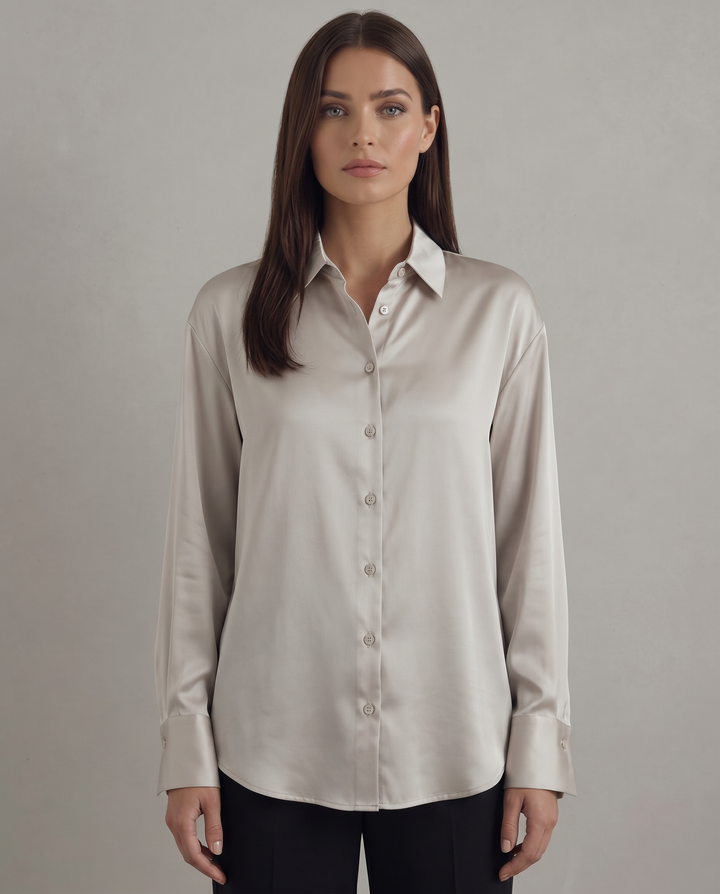 Heidi Seidene Bluse Vintage Oberteil