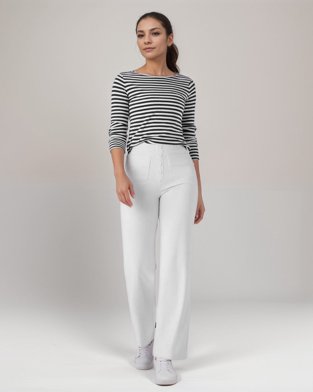 Elsa Hochgeschnittene Formhose Damen