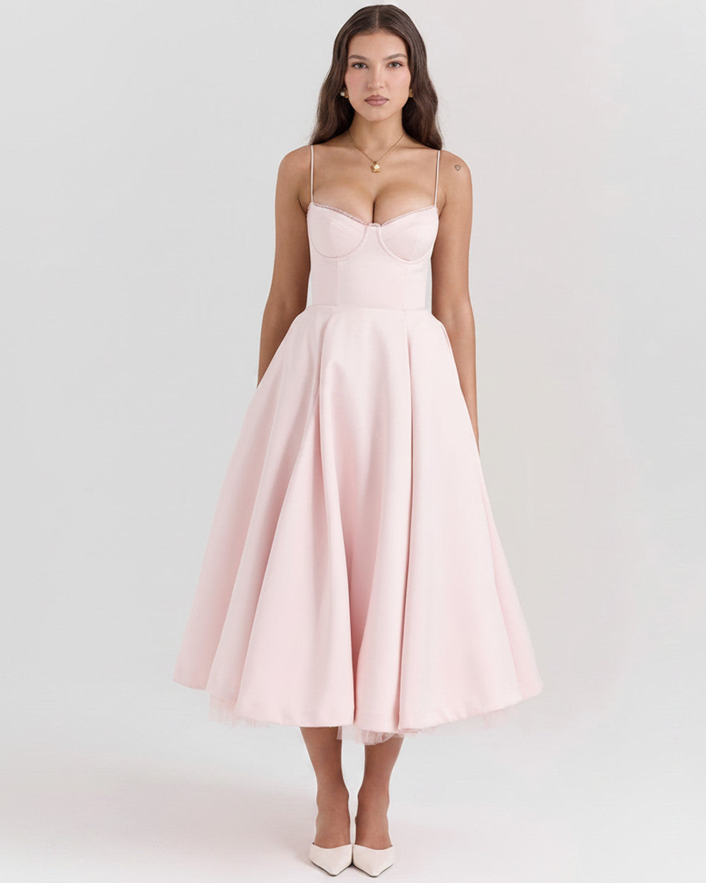 Sophia Elegantes Schlankmachendes Kleid