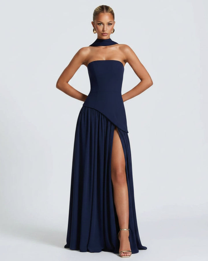 Alina Maxikleid Trägerlos Abendkleid