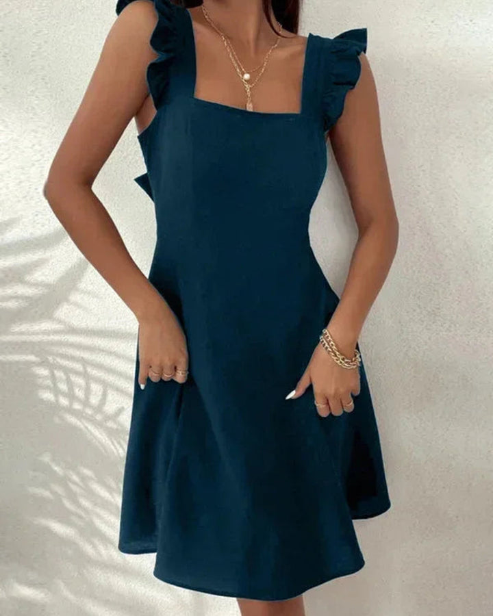 Lena Ausgestelltes Sommerkleid Volant