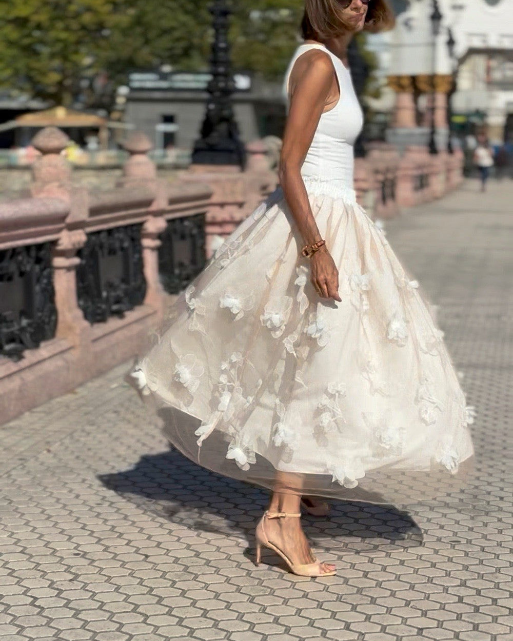 Chloe Weißer Rock Damen Elegant