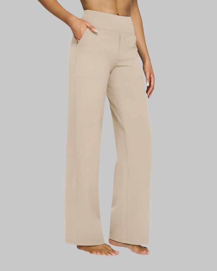 Nina Dehnbare Hochbundhose Taschen