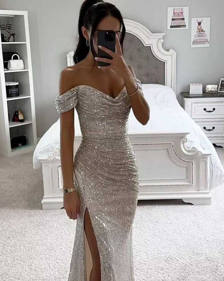 Lena Meerjungfrau Abendkleid Glitzereffekt