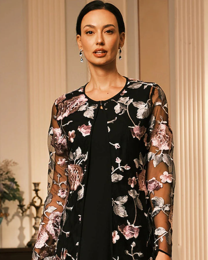 Lena Gestickter Kanten-Blazer Damen