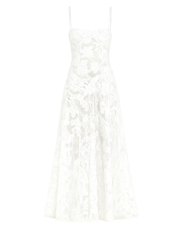 Lena Langes Korsett Abendkleid Spitze