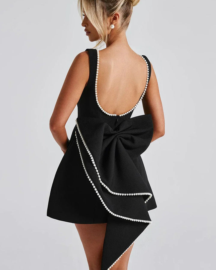 Lena Kurzes Kleid Schleife Rücken