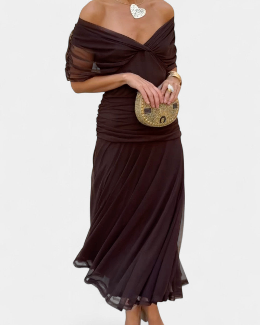 Eryzziah Langes Abendkleid Damen