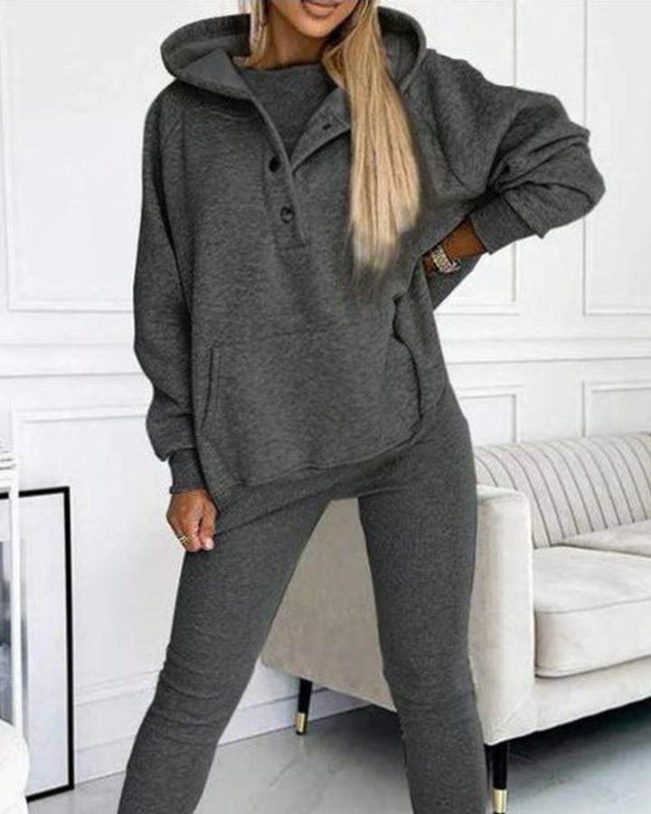 Lena Übergroße Dreiteilige Loungewear