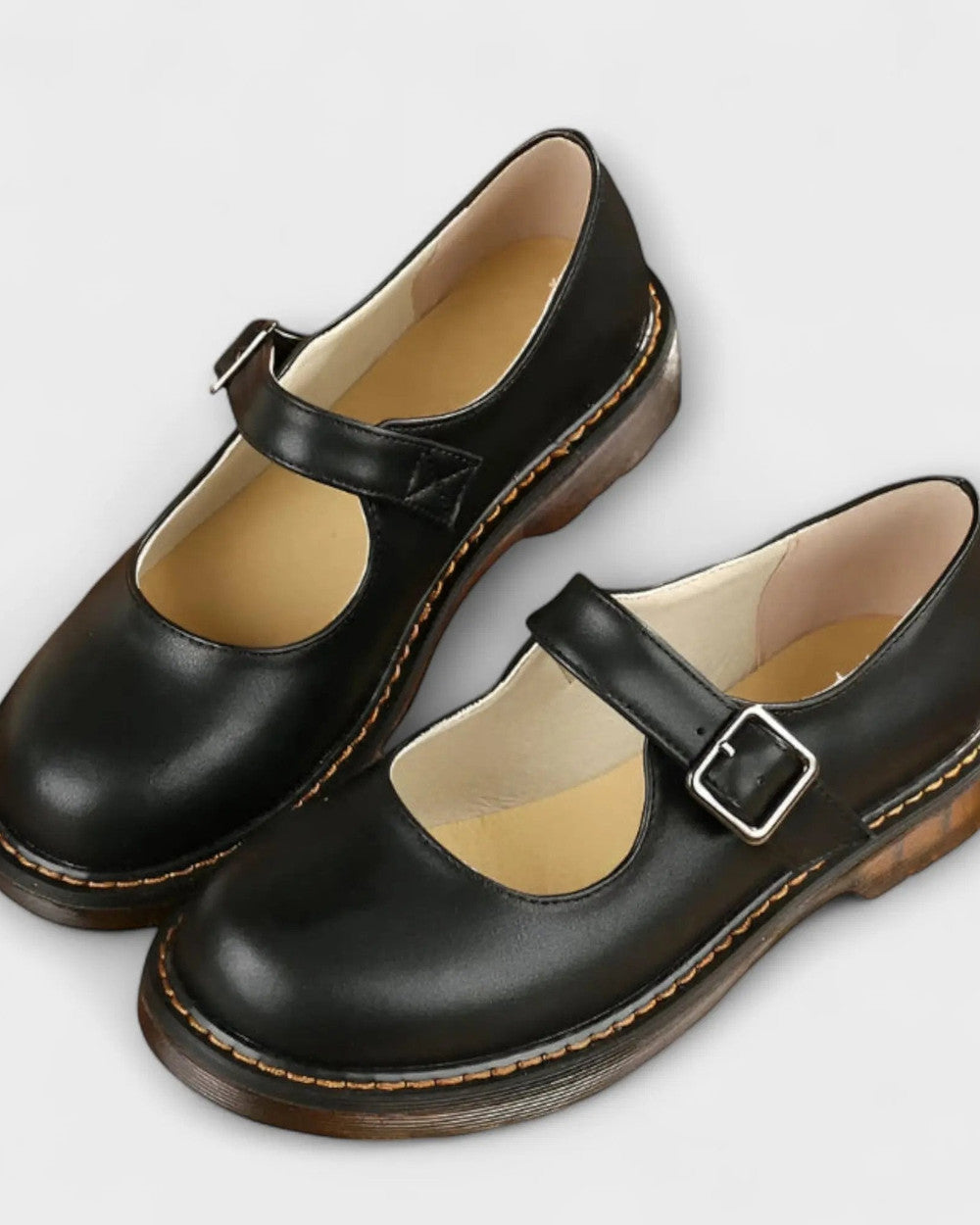 Lena Klassische Riemchenschuhe Flach