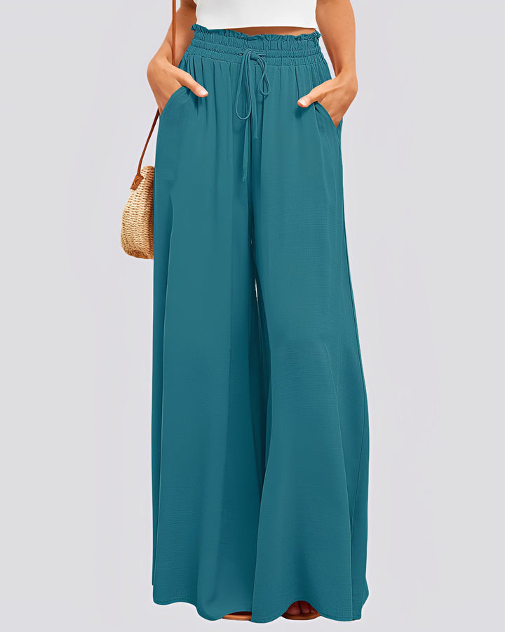 Veronica Weite Leinenhose Damen