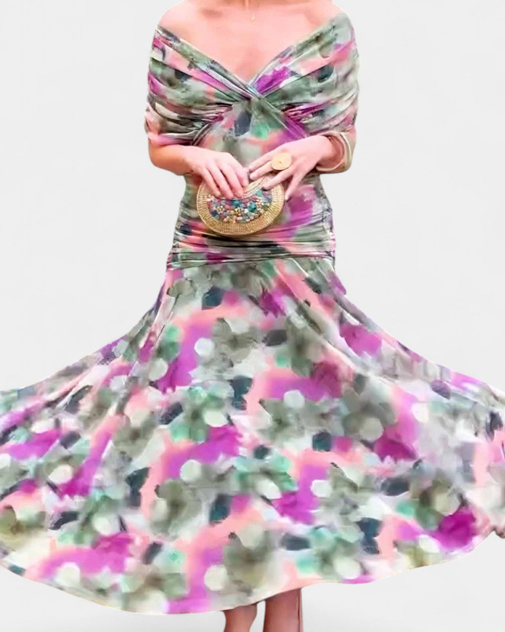 Eryzziah Langes Abendkleid Damen