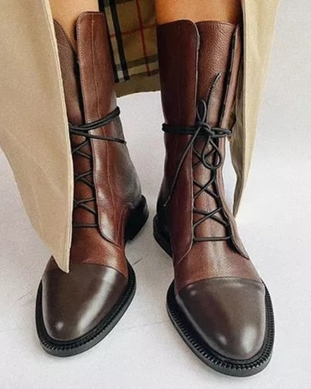 Sapphira Schnürstiefel Leder Damen