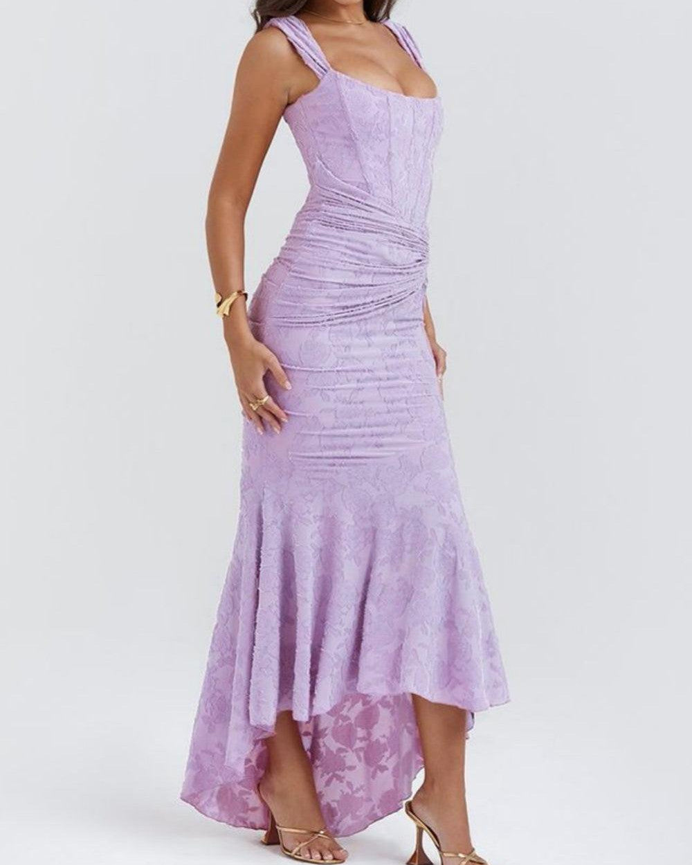 Lena Blumiges Maxikleid