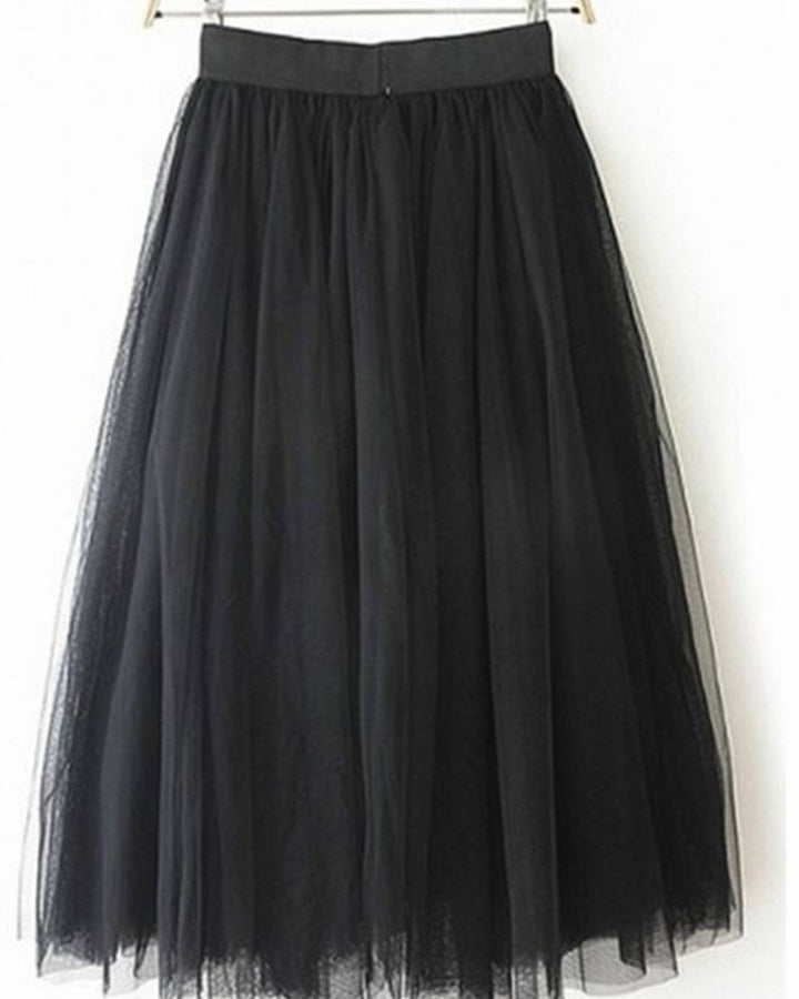 Nina Tüll-Ballettrock Midi Damen
