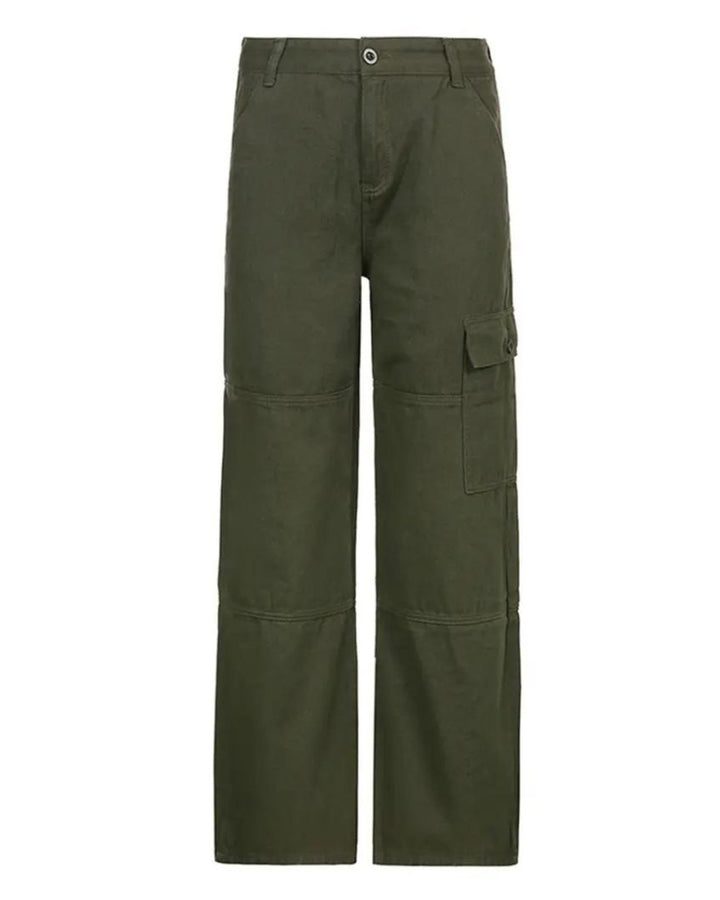 Lena Baumwoll-Cargohose Damen Lässig