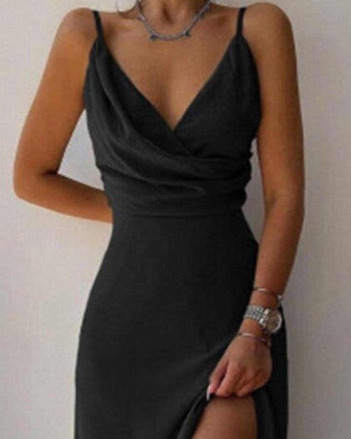 Yasmine Seidenes Abendkleid Lang