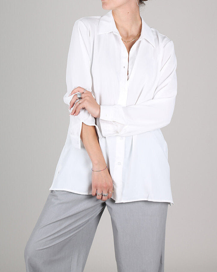 Lena Weite Damen Bluse Hemdkragen