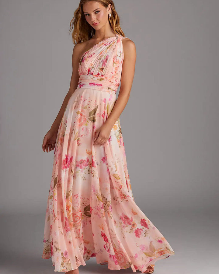 Charlize Chiffon Abendkleid lang