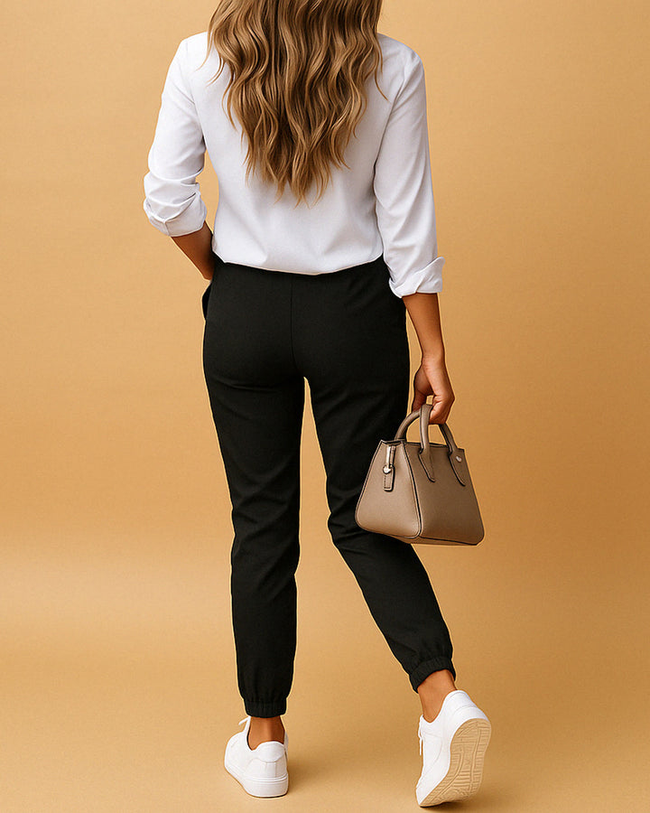 Clara Figurbetonte Chinohose Damen