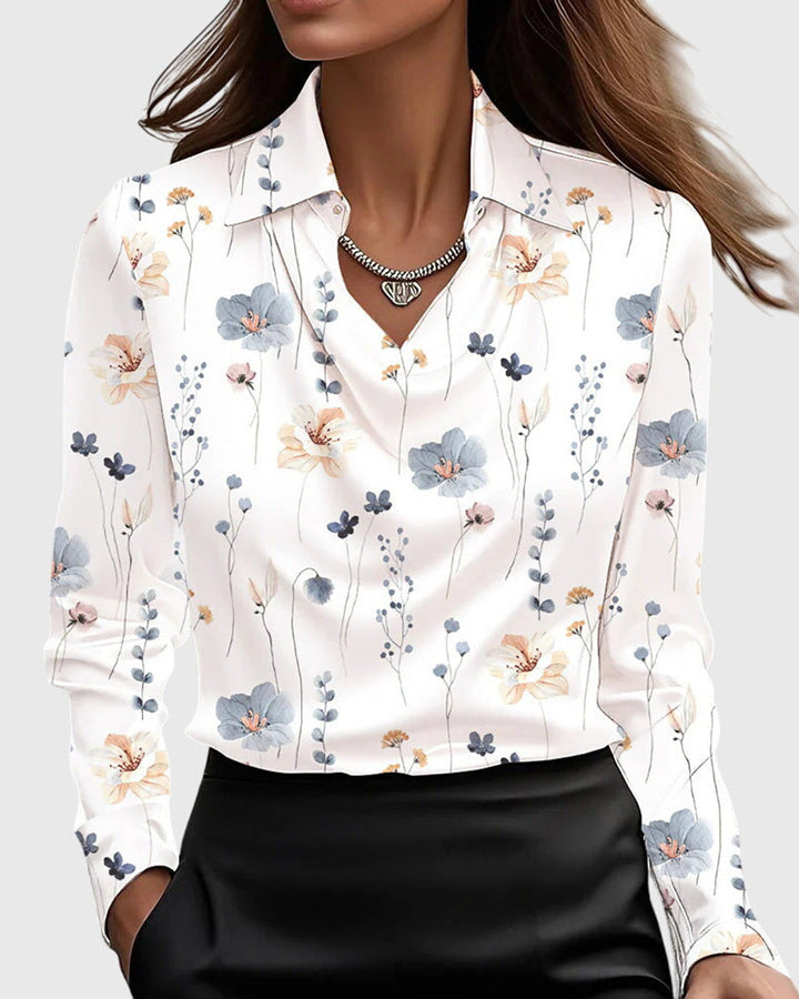 Lena Elegante Bluse Langarm Damen