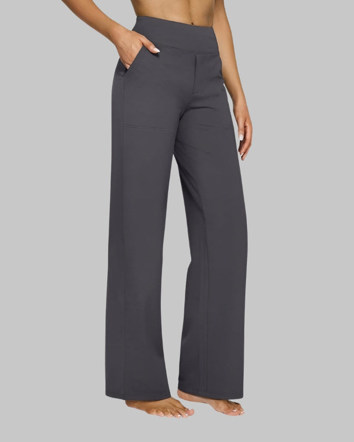 Nina Dehnbare Hochbundhose Taschen