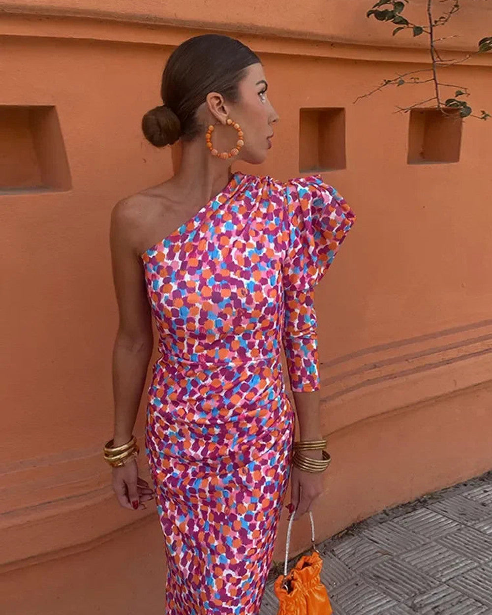 Lena Asymmetrisches Abendkleid