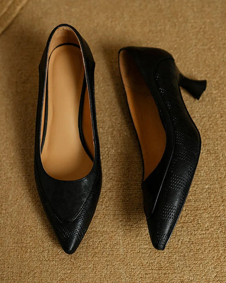 Amalia Leder Absatzschuhe Damen