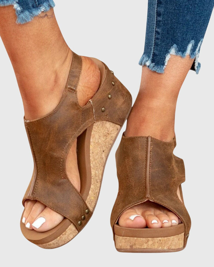 Adela Bequeme Sandalen Damen Sommer