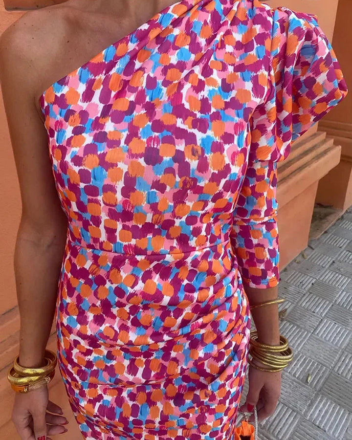Lena Asymmetrisches Abendkleid