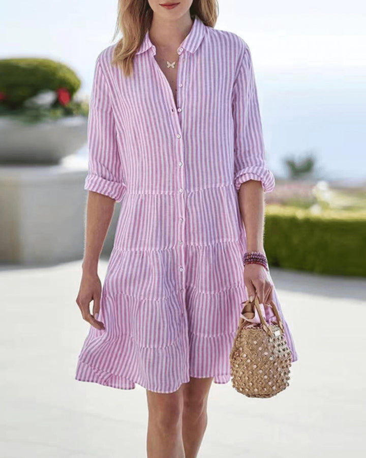Anna Gestreiftes Sommerkleid Damen
