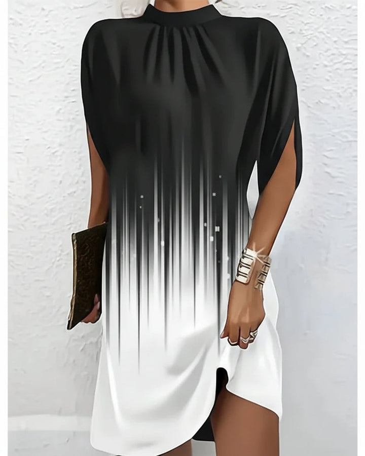 Nina Kurzes Abendkleid Fledermausärmel