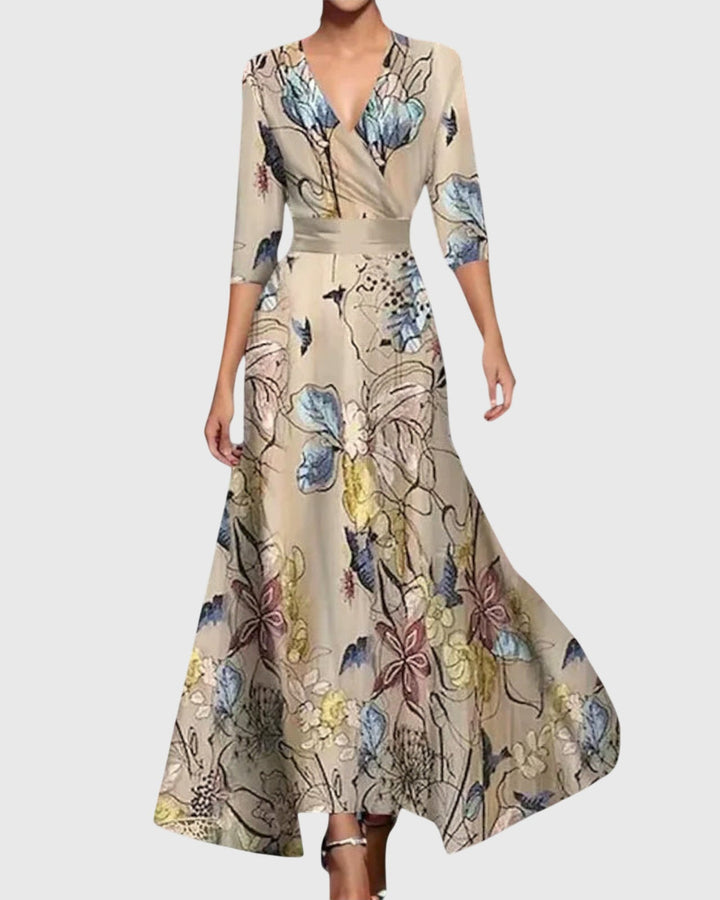 Leila Elegantes Abendkleid Lang Damen