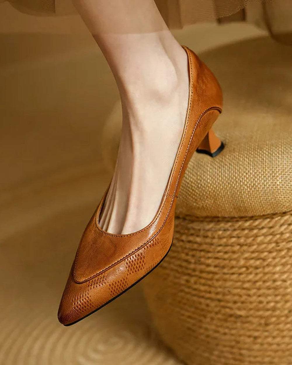 Amalia Leder Absatzschuhe Damen