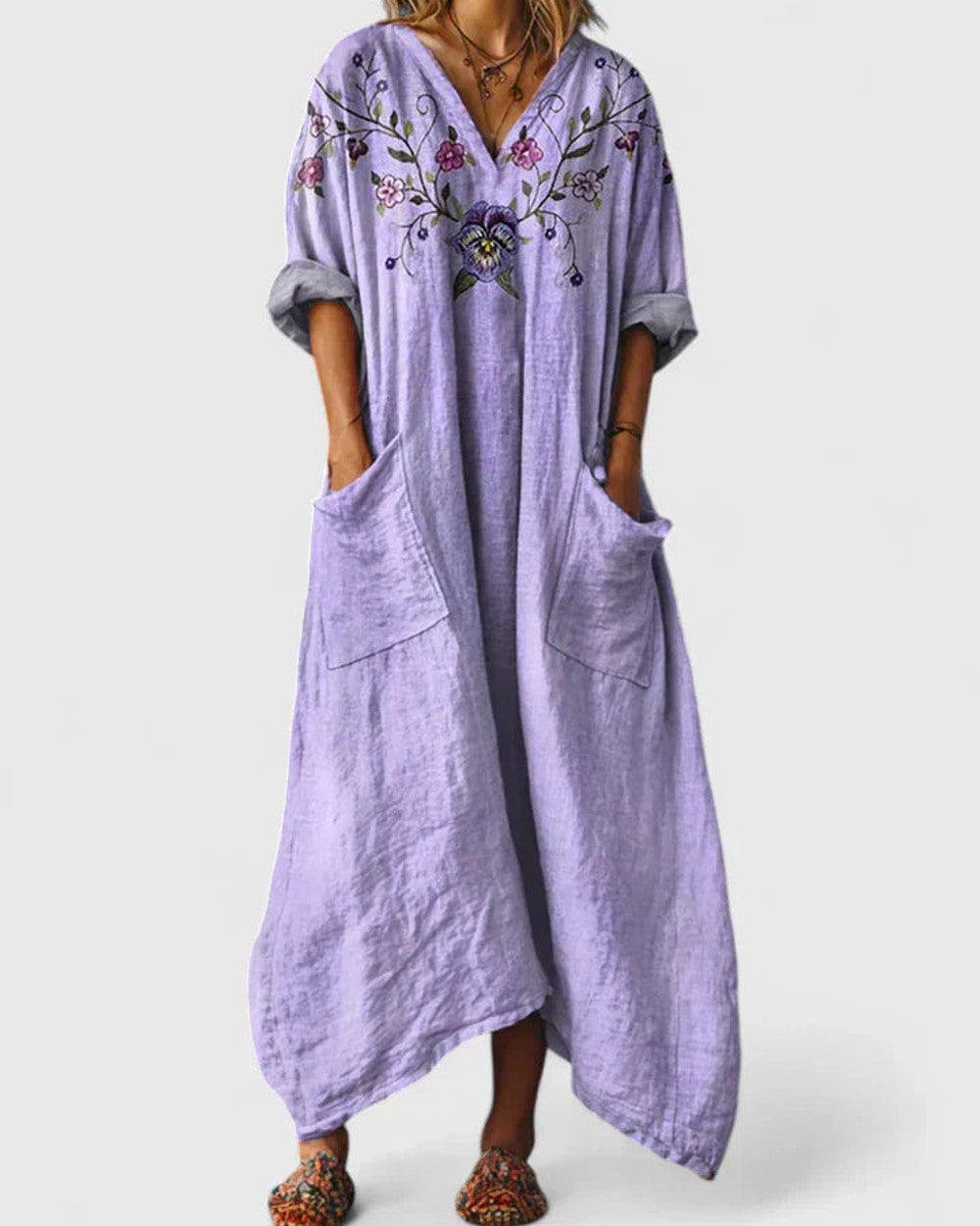 Lena Langes Abendkleid Glanzeffekt