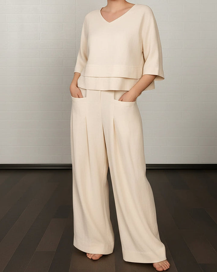 Lennie Elegantes Zweiteiliges Damen-Komfort-Set