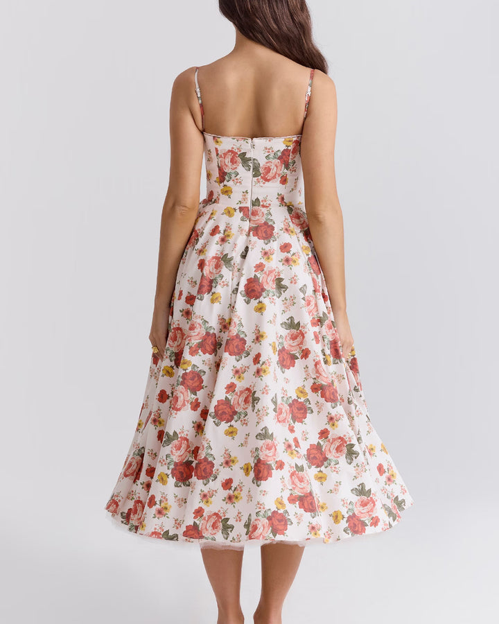 Sophia Elegantes Schlankmachendes Kleid