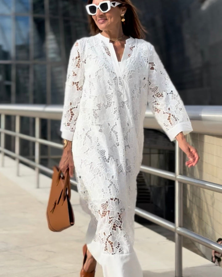 Luana Spitzen Abendkleid Damen