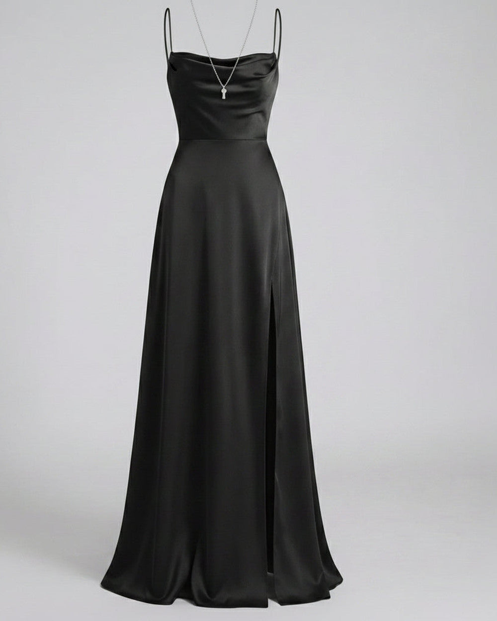Lena Langes Abendkleid Beinschlitz